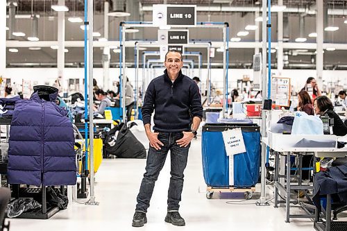 MIKAELA MACKENZIE / FREE PRESS
Andres Quiroz, director of manufacturing, at the Canada Goose factory in Winnipeg on Tuesday, Nov. 4, 2025.
For Aaron Epp story.
Free Press 2025