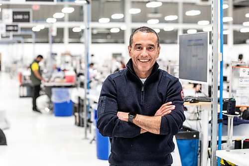 MIKAELA MACKENZIE / FREE PRESS
Andres Quiroz, director of manufacturing, at the Canada Goose factory in Winnipeg on Tuesday, Nov. 4, 2025.
For Aaron Epp story.
Free Press 2025
