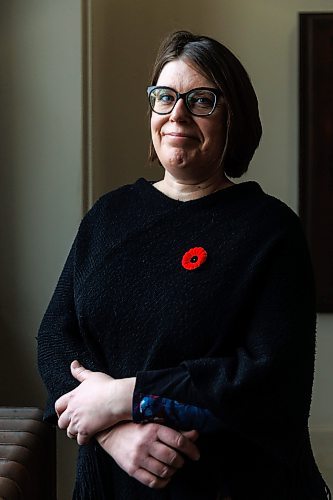 MIKE DEAL / FREE PRESS
Manitoba&#x2019;s first Seniors Advocate, Leigh Anne Caron at the Legislative Building.
Reporter: Carol Sanders
251110 - Monday, November 10, 2025.