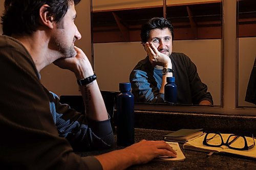 MIKE DEAL / FREE PRESS
Actor Rodrigo Beilfuss will be performing as Bernard who discovers he is a clone in the latest play at the Tom Hendry Warehouse, Caryl Churchill's A Number.
Reporter: Ben Waldman
251106 - Thursday, November 06, 2025.