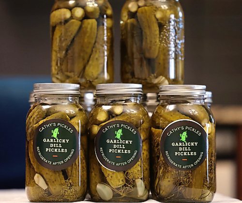 Ruth Bonneville / Free Press 

INTERSECTION - pickles

Leanne Creran (daughter) and Barrie Creran (father), owners of Cathy's Pickles, a newish biz named for Leanne's mom/Barrie's wife Cathy, who died in 2021 following a battle with cancer. 

From the time she and Barrie got married in 1974, Cathy always made her own pickles, come fall. Barrie would lend a hand from time to time, but after Cathy got sick in 2016, she was too weak to do it on her own any longer, and coached Barrie how to make them on his own. Friends &amp; family were big fans of Cathy's pickles, so earlier this year, Leanne and Barrie decided to keep her legacy alive by seeing if there was a market for her dill pickles, sweet pickles and pickled beets. 

This is for the Sat Nov 15 Intersection. 

Reporter: Dave Sanderson 


Nov 12th,, 2025

