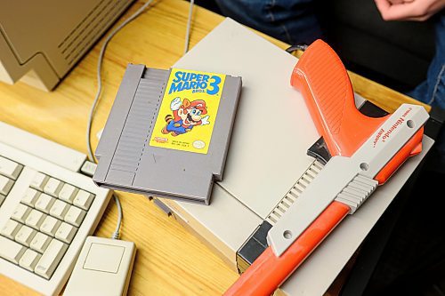 Mike Sudoma/Free Press
An original NES system with a Super Mario 3 cartridge and a Duck Hunt controller from the archives of the Manitoba Computer and Gaming Museum
November 16, 2025


