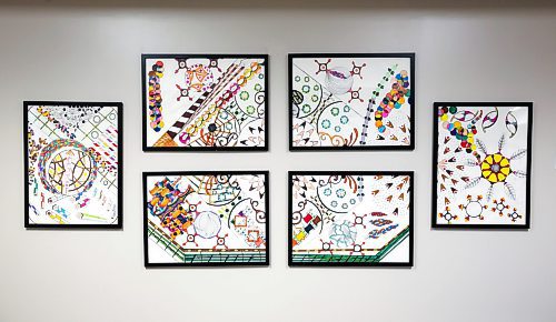 Ruth Bonneville / Free Press 

ENT - Riverview artist

Local artists and Riverview resident Andre Grusska and his work on display in the halls of Riverview.  

Andre Grusska&#039;s artwork is all over the Riverview Health Centre. The 63-year-old, who has Parkinson&#039;s Disease, creates intricate geometric designs in his room, using his bed as a standing desk. With stencils and sharpies, Grusska spends as many as 10 hours in a day drawing. Next Tuesday, the artist is having an exhibition, organized by the Arts Accessibility Network, in the centre&#039;s lobby. 

Reporter: Ben Waldman

Nov 14th,, 2025
