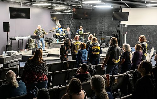 Mike Sudoma/Free Press
Members watch the house band open up the program during House of the Risen Son Church Sunday evening service
November 16, 2025


