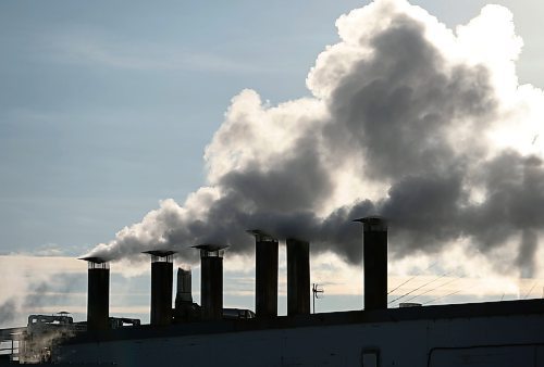 JOHN WOODS / WINNIPEG FREE PRESS
Maple Leaf plant at 870 Lagimodiere Tuesday, March 17, 2025. The staff has voted 98% in favour of going on strike.
