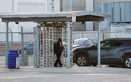 JOHN WOODS / WINNIPEG FREE PRESS
Maple Leaf plant at 870 Lagimodiere Tuesday, March 17, 2025. The staff has voted 98% in favour of going on strike.