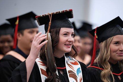 Ruth Bonneville / Free Press 

Local Standup - RRC Fall Grads

Veterinary Technology student, Parker Kosoric,  is all smiles as she attends her convocation for RRC Polytech with hundreds of other graduates at RBC Convention Centre Tuesdsay.

Close to 700 graduates crossed the stage at RRC Polytech&#x2019;s Fall Convocation ceremonies today, with many of them, including Parker Kosoric, wearing newly designed stoles that meaningfully reflect the voices, teachings and stories of Indigenous Peoples.


Nov 18th,, 2025
