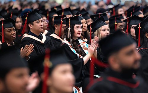 Ruth Bonneville / Free Press 

Local Standup - RRC Fall Grads

Veterinary Technology student, Parker Kosoric,  is all smiles as she attends her convocation for RRC Polytech with hundreds of other graduates at RBC Convention Centre Tuesdsay.

Close to 700 graduates crossed the stage at RRC Polytech&#x2019;s Fall Convocation ceremonies today, with many of them, including Parker Kosoric, wearing newly designed stoles that meaningfully reflect the voices, teachings and stories of Indigenous Peoples.


Nov 18th,, 2025
