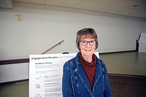 Mavis Brown, a resident of Wawanesa who was one of roughly 20 to submit written feedback during the consultation process, said she is happy with the province's design plan. Brown said her top priorities for the dam were safety and cost, two factors which Manitoba Transportation and Infrastructure prioritized in the chosen design when deciding between several design plans. (Connor McDowell/The Brandon Sun)