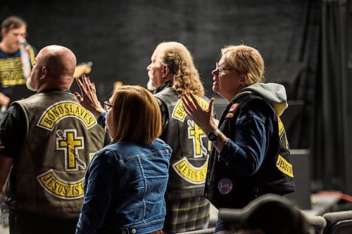 Mike Sudoma/Free Press
Sunday service attendees sing along to hymns performed by the house band at House of the Risen Son Church Sunday evening
November 16, 2025


