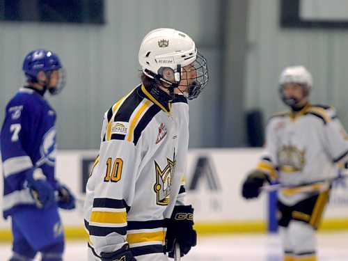 Brandon Wheat Kings forward Owen Stanley, who is the lineup with older brother Ethan, has settled nicely into a line with Kevin Knee and Hunter Ethelston. (Massimo De Luca-Taronno/The Brandon Sun)