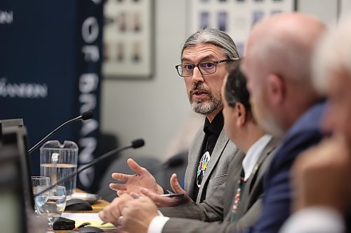 Coun. Kris Desjarlais (Ward 2) questioned the need for a five-year limit for the memorial plaques. (Alex Lambert/The Brandon Sun)
