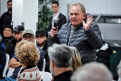 JOHN WOODS / WINNIPEG FREE PRESS
People attend an information session about proposed drug injection site on on Henry Ave at Pampanga Restaurant Tuesday, December 16, 2025.

reporter: scott