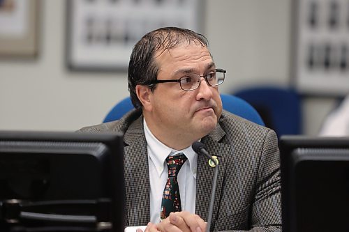 Coun. Jason Splett (Ward 8) proposed an amendment Monday that would have seen schools and sports teams start being charged for rental of Sportsplex facilities. (Alex Lambert/The Brandon Sun)