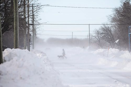 MIKAELA MACKENZIE / FREE PRESS
Snow blows across the road at Silver Avenue, west of Ferry Road, on Thursday, Dec. 18, 2025.
Free Press 2025