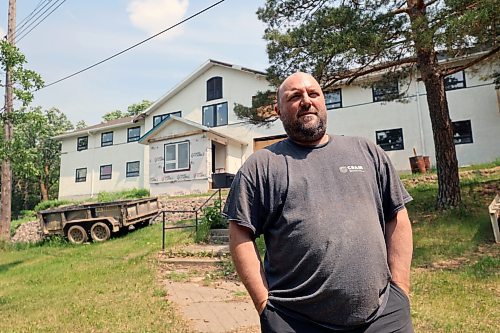 Geoff Gregoire stands at the Ninette Sanitorium, where one former sanitorium building is on track to be remodelled into apartments by the end of the year. Gregoire is heading up a project to restore four buildings which have been vacant for decades. (Connor McDowell/The Brandon Sun)