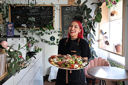 Ruth Bonneville / Free Press 

LOCAL -  biz - Sharecuterie

Photo of Sharecuterie owner, Cassandra Carreiro, with one of her  boards in her store on Stafford St. She is preparing to open a second location at The Forks in February. 

This is for a biz article for Friday's paper.

See story by Aaron

Dec 31st,  2025