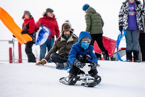 MIKAELA MACKENZIE / FREE PRESS


Wyndham Wiebe, nine, sleds down the toboggan hill at Assiniboine park on Friday, Jan. 2, 2026.

Standup.
Free Press 2026