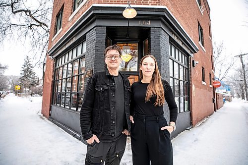 MIKAELA MACKENZIE / FREE PRESS

New owners Liz Wreford and Peter Sampson at Langside Grocery, which will open again this Friday, on Monday, Jan. 5, 2026.

For Malak story.
Free Press 2026