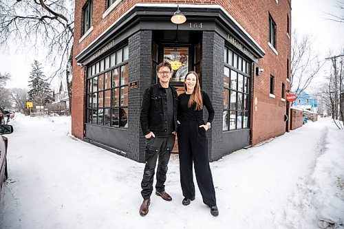MIKAELA MACKENZIE / FREE PRESS

New owners Liz Wreford and Peter Sampson at Langside Grocery, which will open again this Friday, on Monday, Jan. 5, 2026.

For Malak story.
Free Press 2026