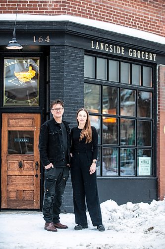 MIKAELA MACKENZIE / FREE PRESS

New owners Liz Wreford and Peter Sampson at Langside Grocery, which will open again this Friday, on Monday, Jan. 5, 2026.

For Malak story.
Free Press 2026