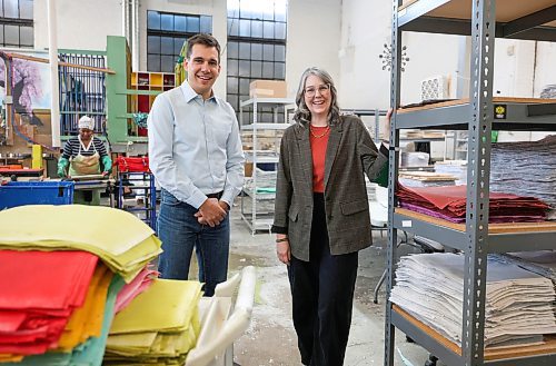 Ruth Bonneville / Free Press 

BIZ - Botanical PaperWorks

Photo of Heidi Reimer-Epp, founder of Botanical PaperWorks, and Kyle Kannwischer  the company's CEO who is taking over the company.  

Founded in 1997, Botanical PaperWorks employs around 30 people and specializes in making zero waste seed paper that grows when planted. 

The article is about how Reimer-Epp recently sold the company to Kyle Kannwischer and his wife, Kayla Kannwischer.

This is for a biz article that will appear in the paper on Thursday or Friday. 

Aaron’s story

Jan 7th,  2026