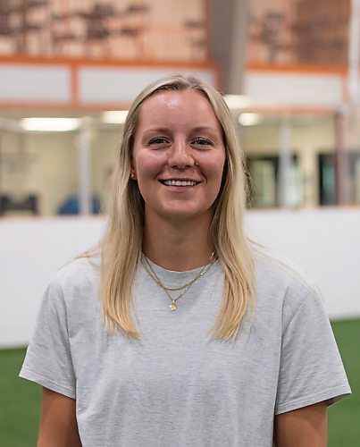 Mike Thiessen / Winnipeg Free Press 
Kati Tabin, Toronto Six defense player. The Toronto Six’ three Manitoban players are at home for several days parading the Isobel Cup around the province. For Mike Sawatzly. 230717 – Monday, July 17, 2023