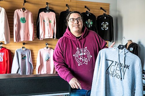 MIKAELA MACKENZIE / FREE PRESS
Founder Sean Rayland-Boubar at Red Rebel Armour on Friday, Jan. 9, 2026.
For Aaron story.
Free Press 2026