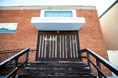 MIKAELA MACKENZIE / FREE PRESS
Abu Bakr Al-Siddique mosque and community centre, at the corner of Ellice Avenue and Home Street, on Thursday, Jan. 8, 2026.
For Scott story.
Free Press 2026