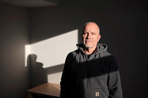 19012026
Ross Robinson, Executive Director for The John Howard Society of Brandon inside one of the rooms in John Howard’s transitional housing facility on McGregor Avenue in Brandon on Monday. The 24-unit facility is set to open in February. 
(Tim Smith/The Brandon Sun)