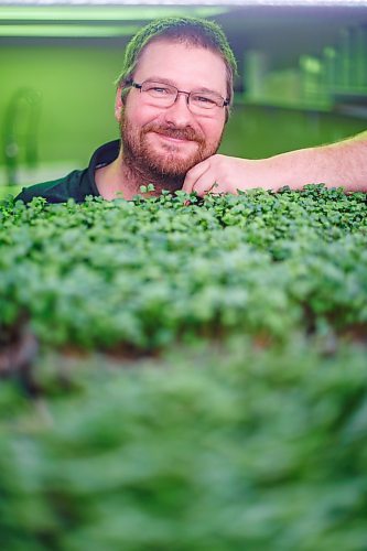 MIKE DEAL / FREE PRESS
Joel Weber, owner of Fresh Forage, Manitoba's largest market supplier of microgreens, is closing Jan. 30. The owner is instead focusing on marketing tech for filtering phosphorus out of water.
Reporter: Malak Abas
260120 - Tuesday, January 20, 2026.