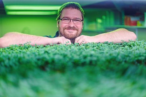 MIKE DEAL / FREE PRESS
Joel Weber, owner of Fresh Forage, Manitoba's largest market supplier of microgreens, is closing Jan. 30. The owner is instead focusing on marketing tech for filtering phosphorus out of water.
Reporter: Malak Abas
260120 - Tuesday, January 20, 2026.