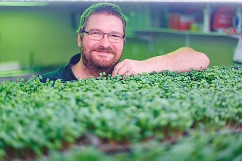 MIKE DEAL / FREE PRESS
Joel Weber, owner of Fresh Forage, Manitoba's largest market supplier of microgreens, is closing Jan. 30. The owner is instead focusing on marketing tech for filtering phosphorus out of water.
Reporter: Malak Abas
260120 - Tuesday, January 20, 2026.