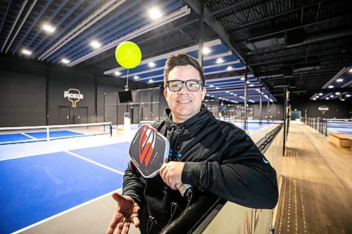 MIKAELA MACKENZIE / FREE PRESS

Brent Bernas, general manager at The Picklr ( anew indoor pickleball facility that will open at the end of this month), on Wednesday, Jan. 21, 2026.

For Josh story.
Free Press 2026