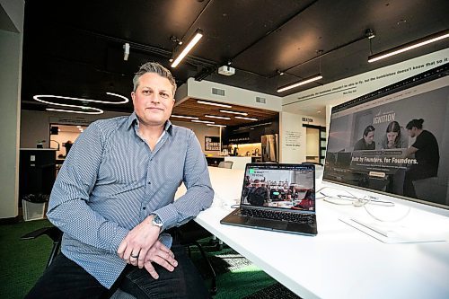 MIKAELA MACKENZIE / FREE PRESS

Jason Abbott, co-founder of Ignition (a new venture designed to support early-stage startups), at Launch Coworking on Wednesday, Jan. 21, 2026.

For Aaron story.
Free Press 2026