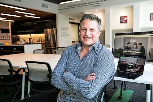 MIKAELA MACKENZIE / FREE PRESS

Jason Abbott, co-founder of Ignition (a new venture designed to support early-stage startups), at Launch Coworking on Wednesday, Jan. 21, 2026.

For Aaron story.
Free Press 2026