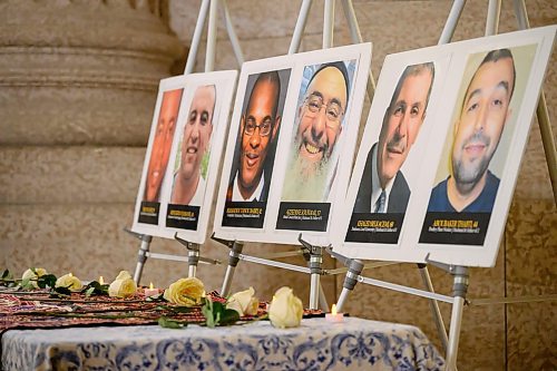 Mike Sudoma/Free Press
During a ceremony held to mark the National Day of Remembrance & Action Against Islamophobia at the Manitoba Legislative building Thursday
January 29, 2026