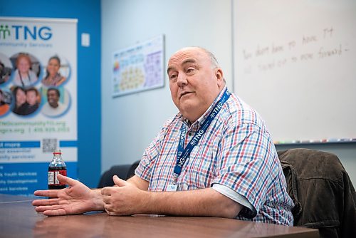 Bill Sinclair, president and CEO of The Neighbourhood Group (TNG) Community Services which includes the Kensington Market Overdose Prevention Site (KMOPS) speaks during an interview in Toronto, Ontario on January 13, 2026. (Photo by Marta Iwanek for The Winnipeg Free Press)