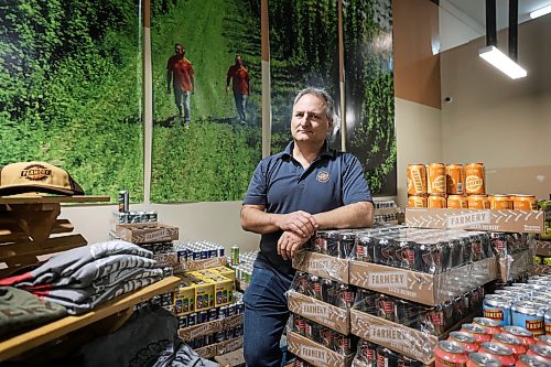 Ruth Bonneville / Free Press
Biz - Farmery Estate Brewery
Photo of Chris Warwaruk, co-owner of Farmery Estate Brewery on Donald.
Story: Chris is among the brewers who think not stocking the Liquor Mart pop-up with Manitoba beer is a missed opportunity.
See story by Gabby
Nov 19th,, 2025