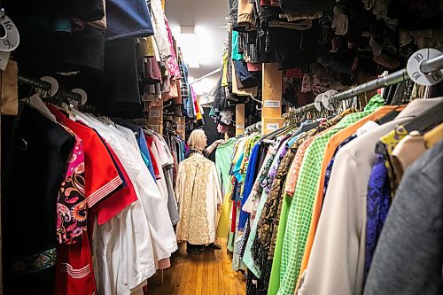 MIKAELA MACKENZIE / FREE PRESS

Jan Malabar at Harlequin Costume on Thursday, Feb. 5, 2026.

For Aaron Epp story.
Free Press 2026