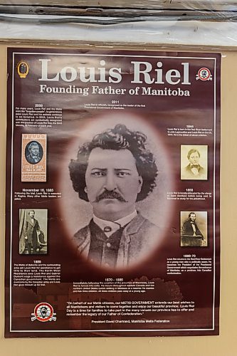 Images of Louis Riel at the Manitoba Métis Federation Inc. Southwest Region office in Brndon. (The Brandon Sun files)