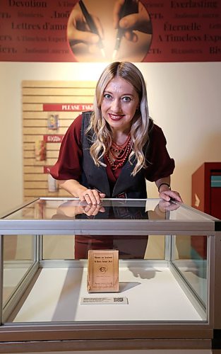 Ruth Bonneville / Free Press

ENT - love letters exhibition

Story: love letters exhibition in the gallery. 

Love Letters exhibition at the OSEREDOK with co-curator Olga Khamedova in photos showcasing notable items in the exhibit such as published books, historical letters and old and new platforms (handwritten letters to text messages) that lovers use to connect.  

Exhibit  runs until spring. Is a collection of love letters. 

See story by AV

Oct 29th,  2025