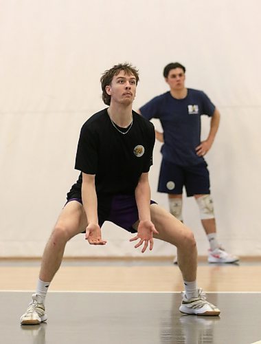 Keon Torz has taken over as BU's defensive libero for the past few weeks. (Thomas Friesen/The Brandon Sun)