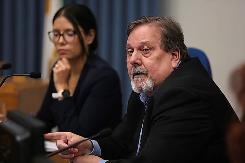 Coun. Shawn Berry (Ward 7) speaks at Tuesday's council meeting. (Alex Lambert/The Brandon Sun)