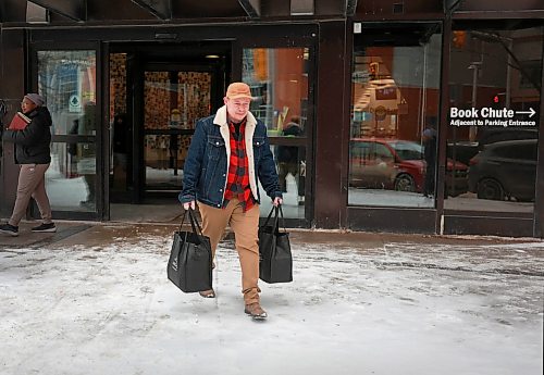 Ruth Bonneville / Free Press

LOCAL Library use

Photo of Jesson Downie as he leaves the Millennium Library with two bags of books.  

Streeter in front of Millennium Library. 

Story: The city's data portal has library attendance going back years and ibrary attendance has increased since 2022, but it still hasn't reached pre-pandemic levels. 

See story by Nicole


Feb 18th,   2026