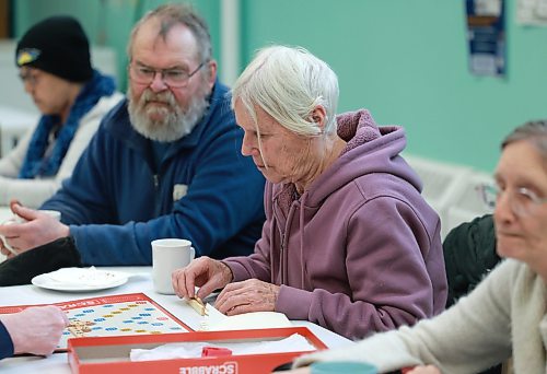 Ruth Bonneville / Free Press
PHILANTHROPY - Seniors Coffee time
Photo of seniors playing games during their time together at the weekly gathering.
Story: Philanthropy Page.
Cathy Campbell, spearheaded a seniors group at the West End Commons. Loneliness and isolation are two of the many challenges facing seniors in our city. So when there’s an opportunity to connect with others, the people will come. A few women from St. Matthews and St. Paul’s Anglican churches got together and started a weekly seniors group just over three years ago.
Reporter: Janine LeGal,
Feb 23rd, 2026