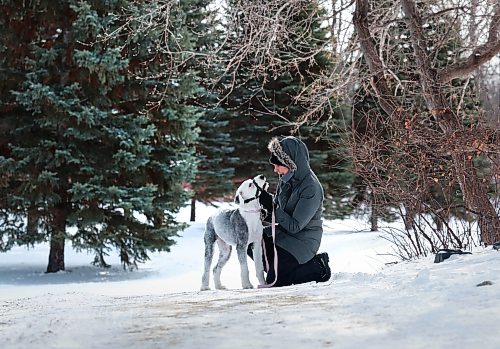 Ruth Bonneville / Free Press
Standup - King’s Park Dog Walk
Daisy, a two-year-old, old English Sheep Dog, gets her collar adjusted by her owner, Brie Mitchell, during her walk at King’s Park Wednesday morning. The friendly, rambunctious young dog looks forward to her regular walks at King’s Park, especially when she’s able to run freely in the nearby dog park in the park.
Feb 25th, 2026