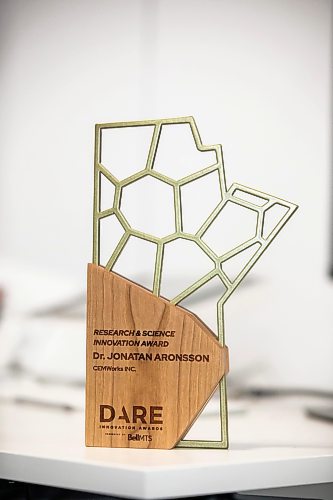 MIKAELA MACKENZIE / FREE PRESS

The CEMWorks DARE Innovation Award on Friday, March 6, 2026.

For Aaron story.
Free Press 2026