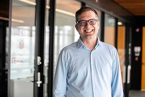 MIKAELA MACKENZIE / FREE PRESS
CEMWorks founder Jonatan Aronsson at their office on Friday, March 6, 2026.
For Aaron story.
Free Press 2026