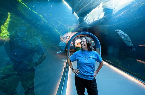 Ruth Bonneville Winnipeg Free Press 

VOLUNTEER

Photo of Janice Martin, a volunteer at the Assiniboine Park Zoo, in the Journey to the Arctic exhibit as zeals swim around her Tuesday. 

Janice Martin’s entire career has been at Assiniboine Park Zoo. She started there as an 18yo, picking up summer shifts at Aunt Sally’s Farm in 1976. After graduating from the U of M with a degree in zoology, she worked at the zoo until she retired from her position as Assiniboine Park Zoo’s animal care curator in 2023. Now, she volunteers 3 days a week in various positions at the zoo.  

Story: Volunteers column -
AV Kitching

March 10th,, 2026
